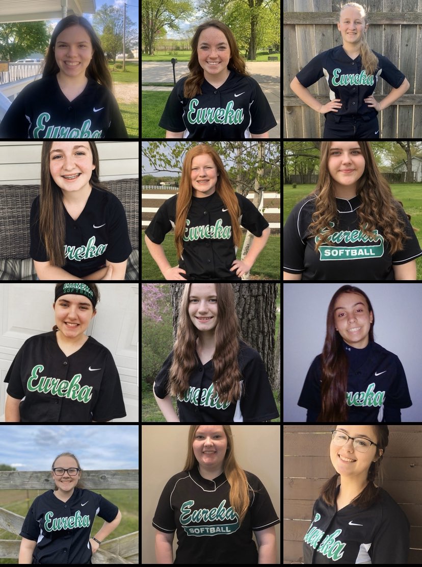 EurekaSoftball's tweet image. Your 2020 Eureka Hornets. Still smiling!