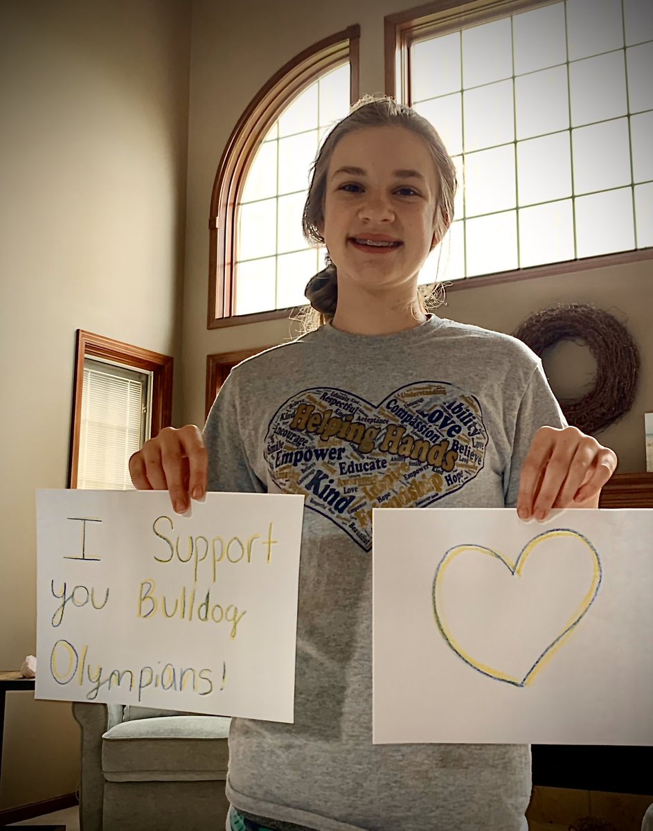 Carmen says 👋 Olympians!!! We miss you!! #ofolympians