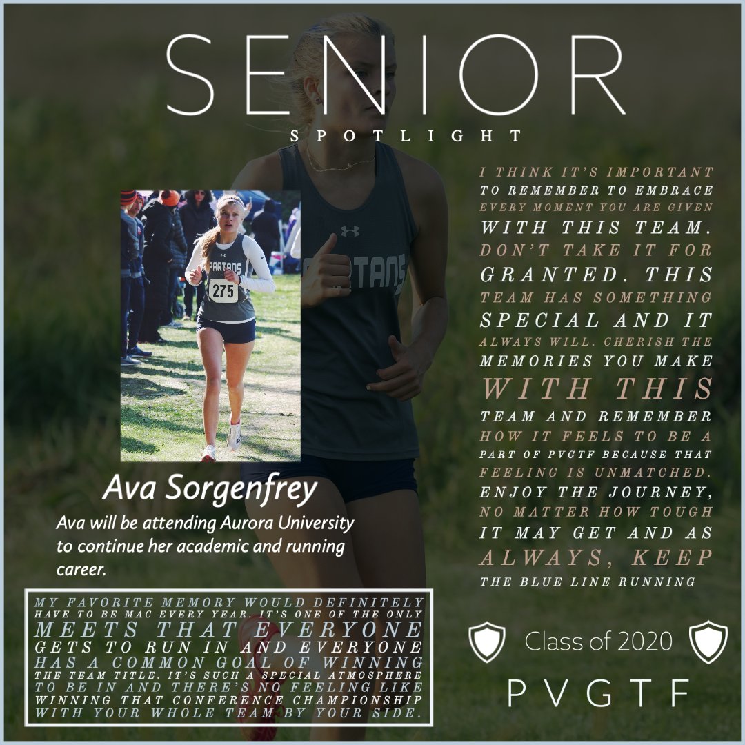 PVGTFSpartans's tweet photo. 2020 Senior Ava Sorgenfrey #iahsseniors https://t.co/43Z881v598