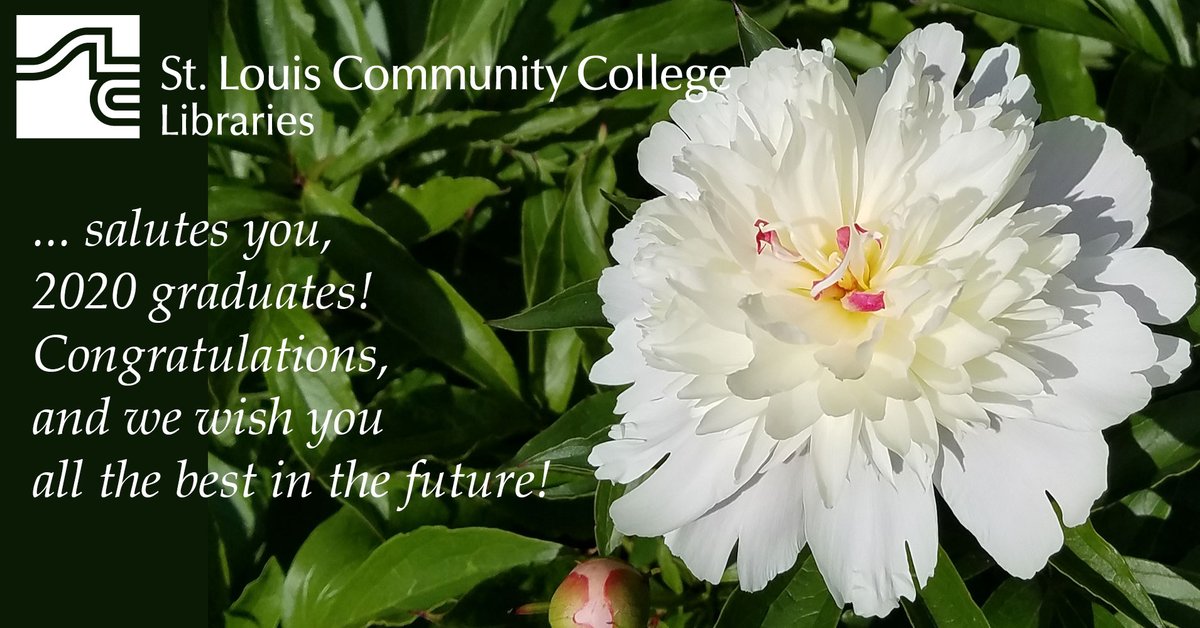 STLCCLibraries's tweet photo. @STLCCLibraries wants to congratulate all of our @STLCC 2020 graduates for their hard work and accomplishments and wish them the very best in their bright futures! #stlccgrad2020 #CONGRATULATIONS #virtualcommencement #expandingmindschanginglives https://t.co/HcGuLTOv0O