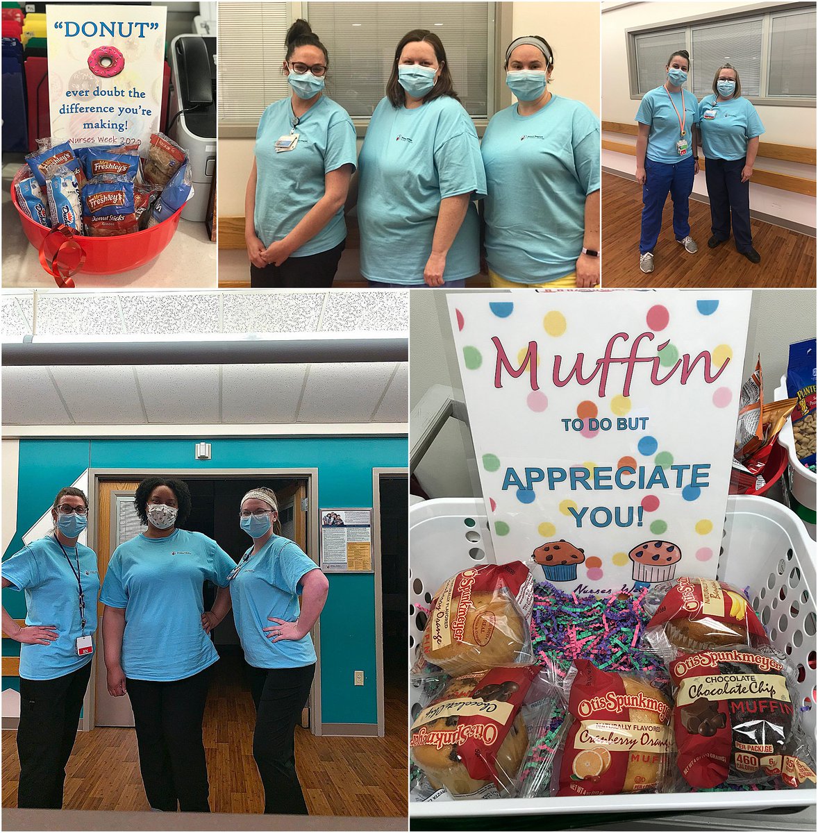 ShrinersOhio's tweet photo. Showing off some of our nurses and the appreciation we have for them and all their hard work this nurses week. The work you do for our patients and our families does not go unnoticed! <3 #nursesweek2020 #shrinershospitals https://t.co/EFjWVUVmec