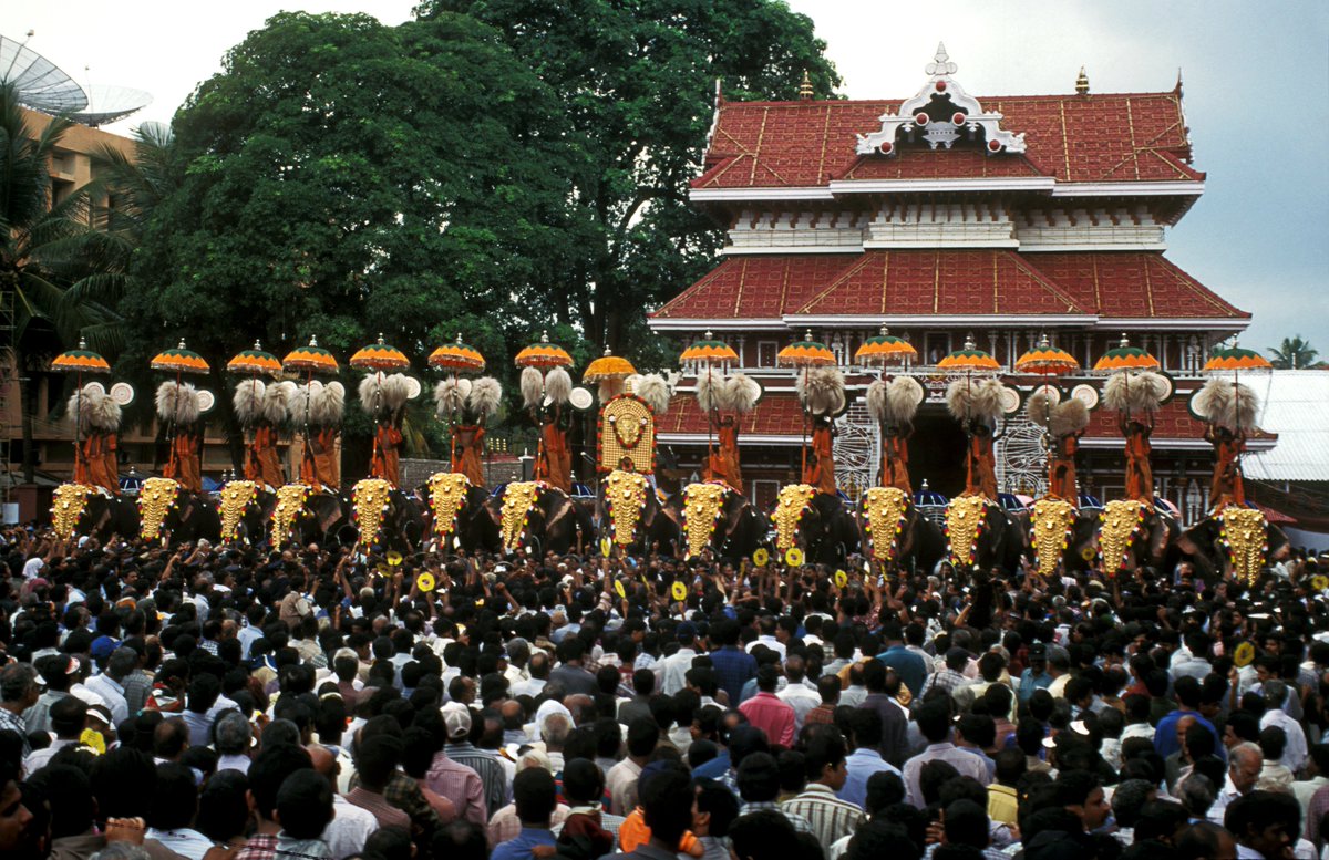 NairSusheela's tweet photo. #Caparisoned elephants in front of Parmekkavu Temple in Thrissur during Pooram festival. @KeralaTourism @incredibleindia @PoojaPrasanna4 @santoshm @Cemonde @BBC_Travel @LPMagIn @oltraveller @NGTIndia @Ananthaforu @SupriyaUnniNair @dhanyarajendran @MbiYathra @ypsbengaluru @rezuab https://t.co/xslOJpd0w7