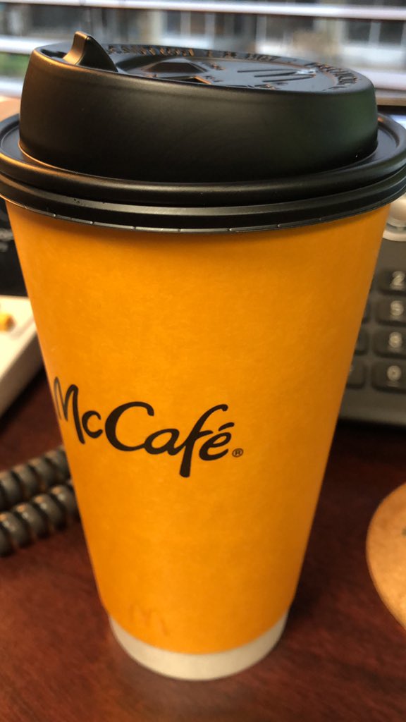 jamsterus's tweet photo. Thank you, McDonalds girl that delivered my mocha with a curtesy and “piece de’ resistance”.  You made my day! https://t.co/IYmRo5XLFu