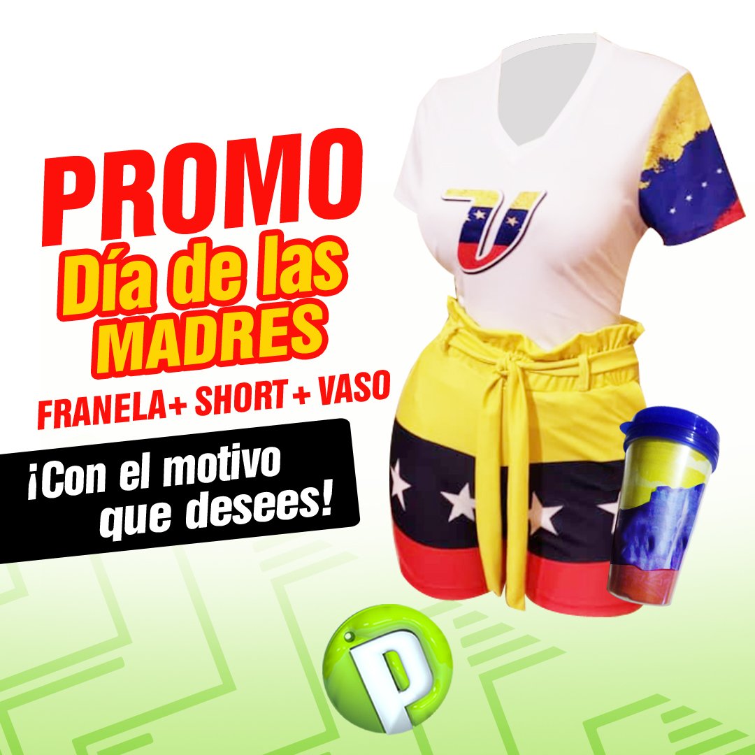 ProgesaMcbo's tweet photo. PROMO🔈
Contáctanos al correo gerenciaprogesa@gmail.com para mayor información.

#diadelamadre #mayo #momday #promocion #descuento #madre #maracaibo #fullprint #franela #short #vaso https://t.co/lGfQr9rxzY