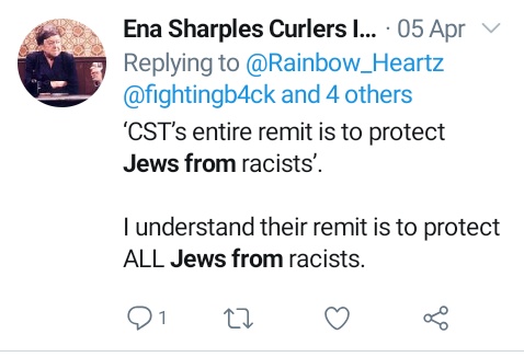 It turns out Ena is notorious for being part of a gang who relentlessly troll and stalk Jews online. Her timeline is literally full to the brim of Jew obsession....>>