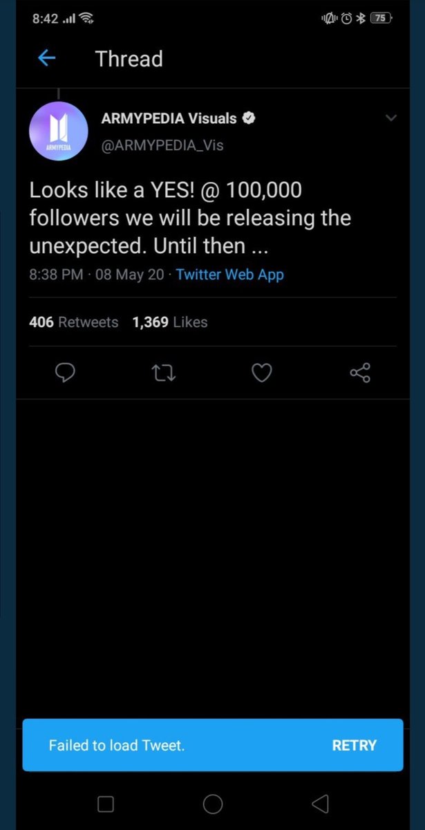 jksgcfz's tweet photo. Armys unfollow if you're following this account. We already have an official armypedia acc and given the circumstances &amp; rumors please only follow after bh confirms it. This acc was verified when it had 1 followers and has been tweeting suspicious posts and deleting. Be careful. https://t.co/jmfp8lJxix