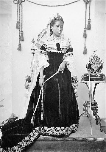 QUEEN RANAVALONA III , Kingdom of Madagascar Location: Madagascar Year: 19th CenturyBackground: Last monarch of Madagascar, resisted French colonisation .