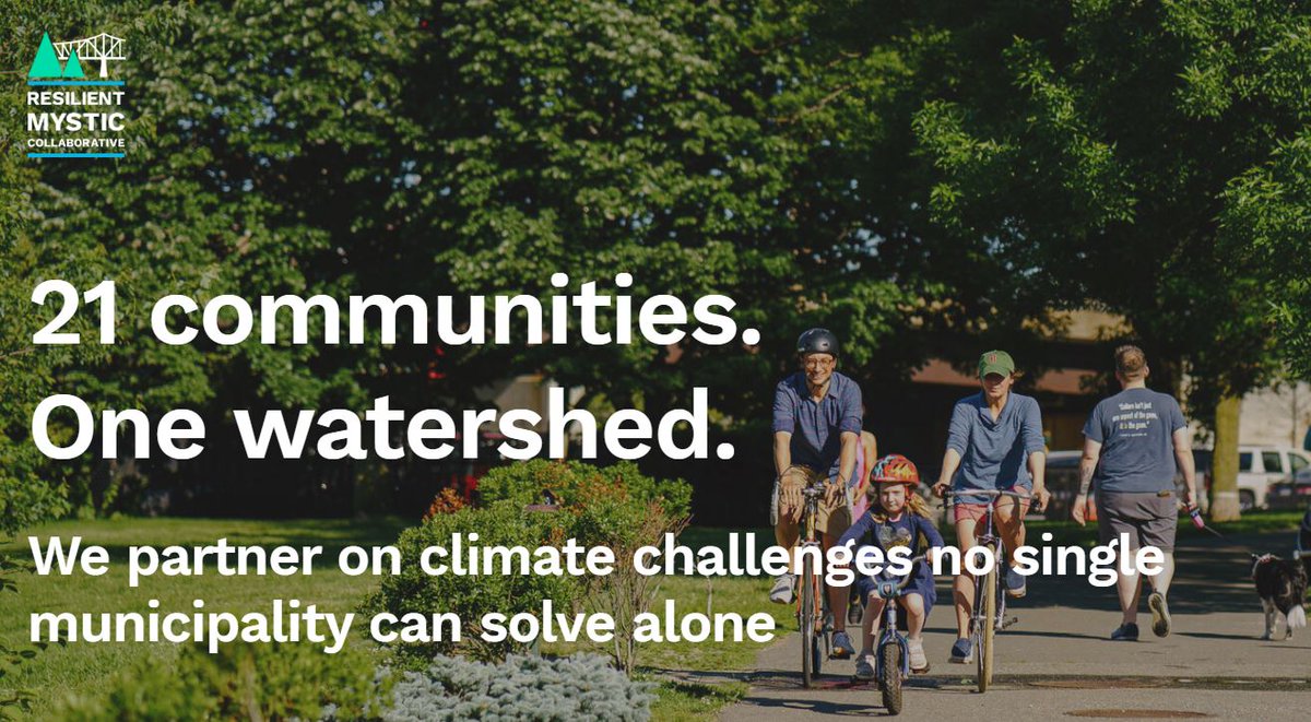 MysticMyRWA's tweet photo. Today at 12pm - MyRWA's Deputy Director @JulieWormser will speak about the #ResilientMysticCollaborative & #climateresilienece with staff from @CambMA @SomervilleCity @arlingtonmagov. Learn more & register ASAP. You won't want to miss this!
https://t.co/Nkk5PLDXBw https://t.co/ZDfiUWvnbm