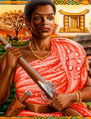 QUEEN MOTHER YAA ASANTEWAA, Asante Empire Location: Ghana Year: 19th CenturyBackground: Fought to resist British colonisation