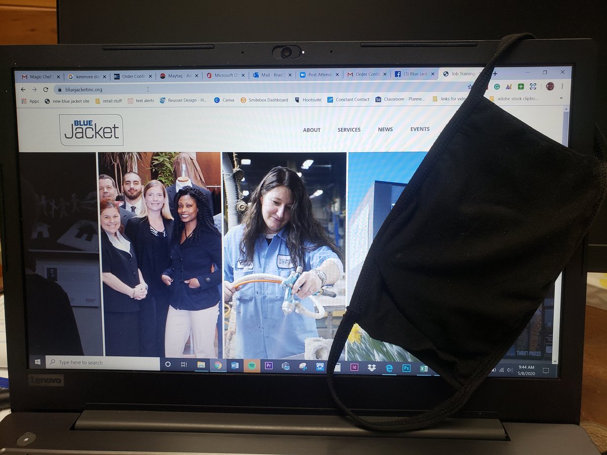 BlueJacketInc's tweet image. WE NEED MASKS! We are restarting our Career Academy June 1. In many cases, we serve those without the means to purchase their own masks. If you have access to masks and wish to donate, we would be grateful. Call us at 744-1900 or email Brad Saleik at bsaleik@bluejacketinc.org.