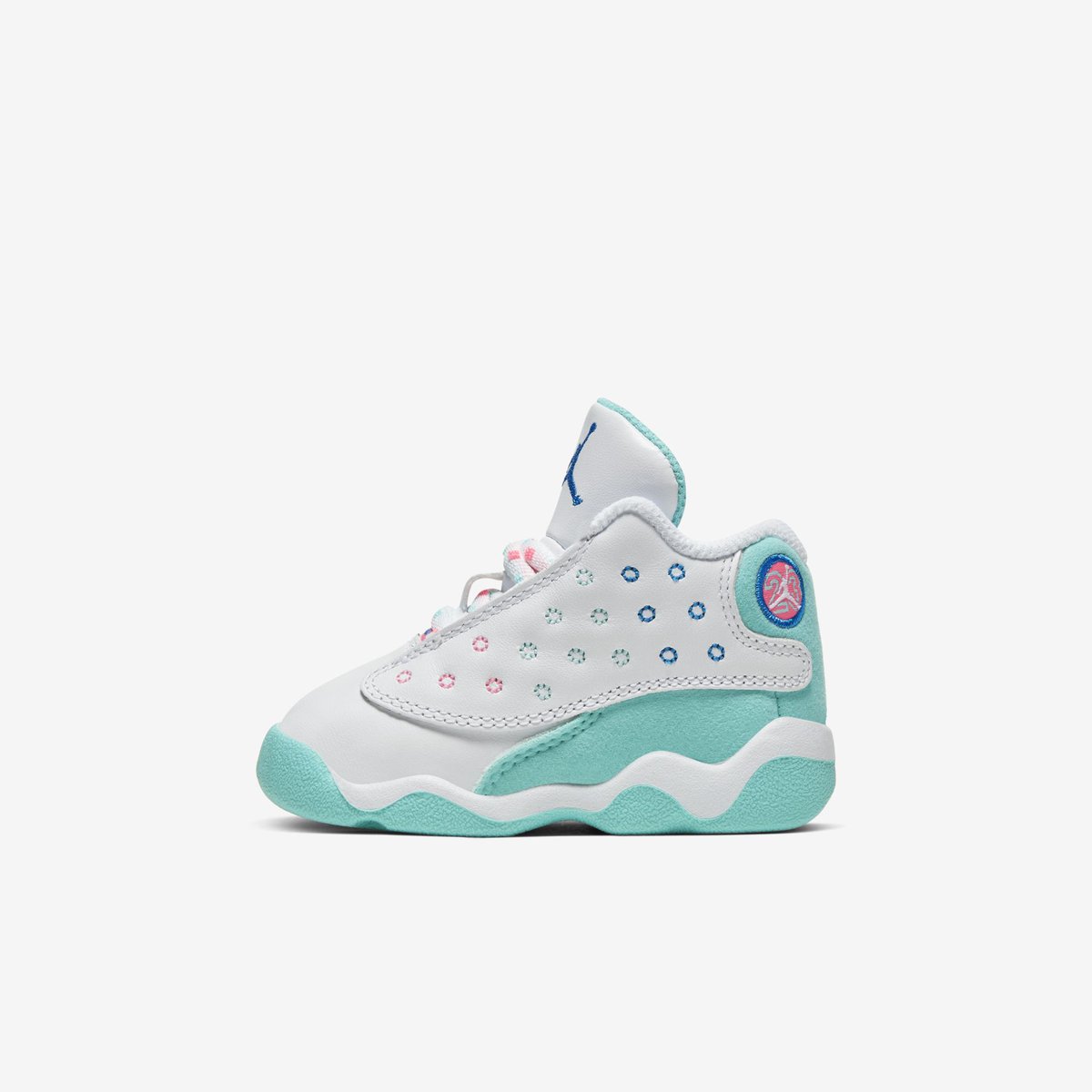 jordan 13 aurora green finish line