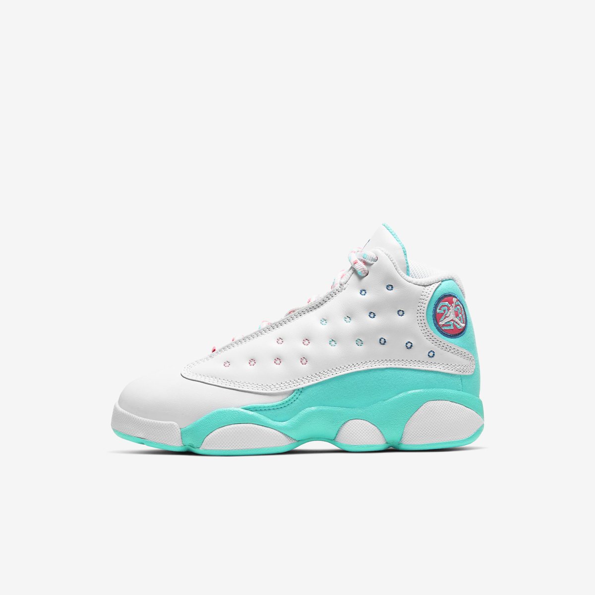 jordan 13 aurora green finish line