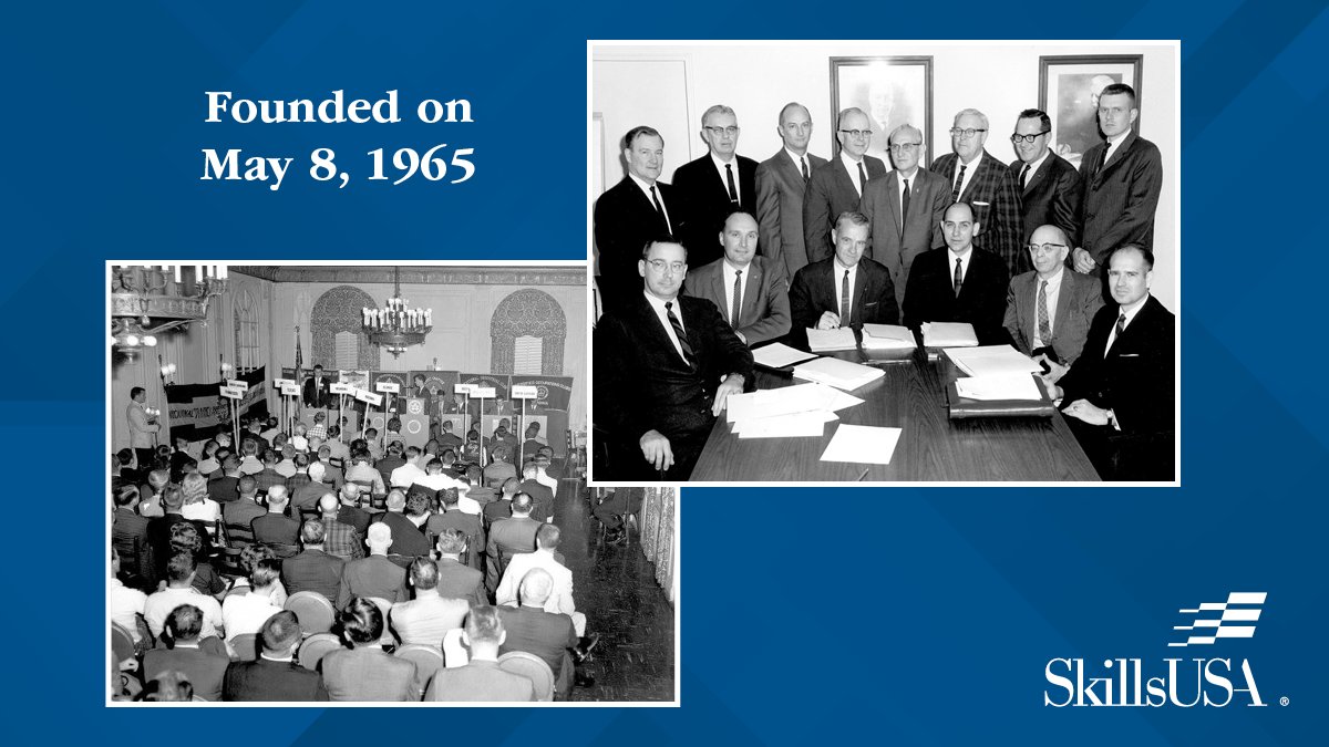 Serving career and technical education since 1965! 

Learn more about SkillsUSA's history: bit.ly/2WD8eBx #SkillsUSA #FoundersDay #CTE