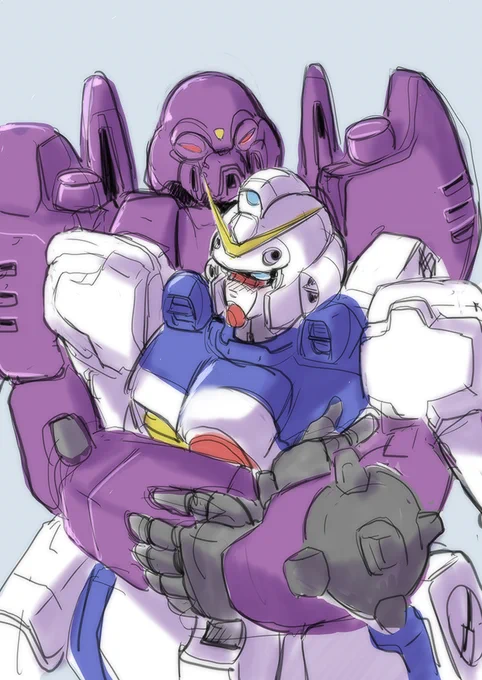 Vガンダムとトムリアットです。 