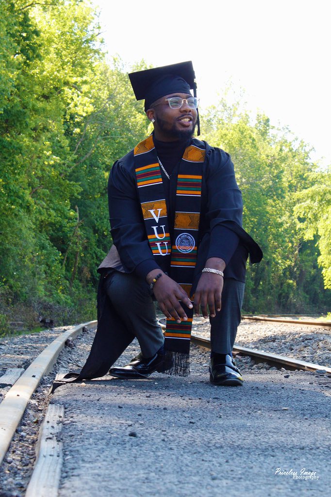 JayJay___3's tweet photo. My time at The Ilustrious Virginia Union University has come to an end, but this is not the end of my journey. God, I thank you for all my blessings and obstacles because you bought me through it all. Momma, Im finna buy you that house on the hill so don’t sweat it. #Jayjaygone https://t.co/dawzcb1aMo