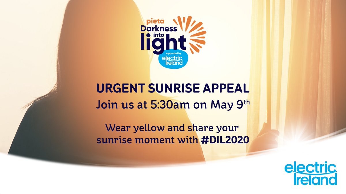 <a href="/SCLSalesie/">SCL Sales Ltd</a> are proudly supporting our client <a href="/ElectricIreland/">Electric Ireland</a> &amp; <a href="/PietaHouse/">Pieta</a> tomorrow morning for the annual Darkness into Light Walk.

If you would like to donate to our company fundraiser for this worthy cause, please do via the below
darknessintolight.ie/fundraisers/sc…
#DIL2020 #thankyou
