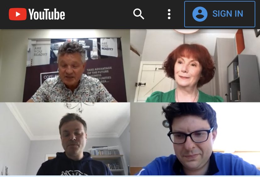 Virtually been in #WestCumbria today joining @MikeStarkie #Copeland daily podcast. With my great friends @HazelBlearsCoop & @JamieFonzarelli from @SellafieldLtd youtube.com/watch?v=19d5B6… @NP_Partnership #RecoveryforAll