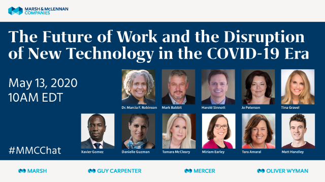 nigelrcarter's tweet photo. Join us on Wednesday May 13th at 10AM EDT for the next #MMCChat on "The #FutureofWork &amp; the Disruption of New Technology in the #COVID19 Era" with @TamaraMcCleary, @Dalkey14, @tgravel, @guzmand, and more! #digitaltransformation #remotework #HR https://t.co/DujbI0O2IA