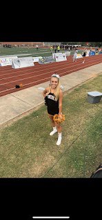 Our featured cheerleader of the day is Mallory. Mallory is an upcoming Senior who has spent her high school career on the varsity cheer squad. She enjoys spending time with her friends and family and attending church. Welcome Mallory, to the 2020-2021 LHS cheer squad.