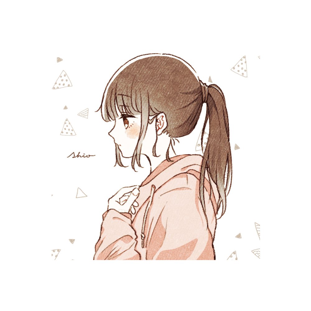 こたに しお على تويتر 077 ポニーテール୨୧ フリーアイコン ご利用の際はプロフご確認ください