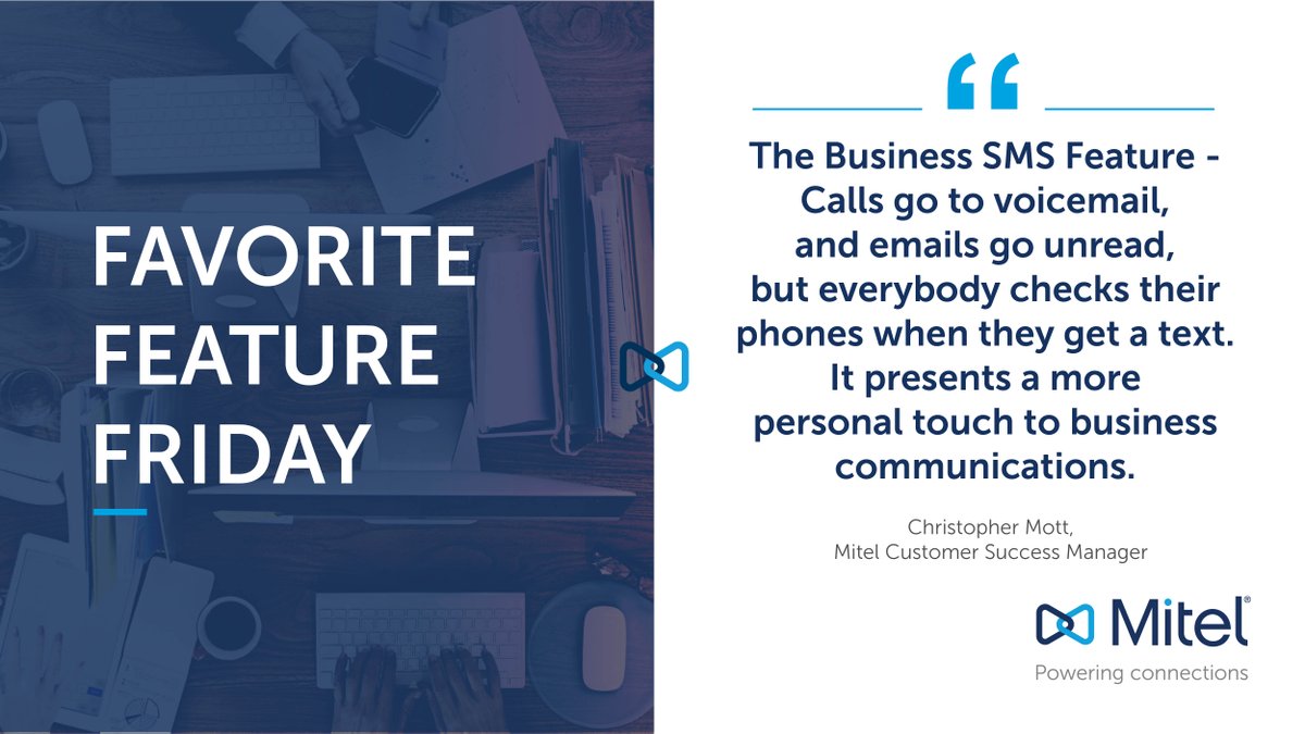 Mitel's tweet photo. What's your favorite #MiCloudConnect feature to use when #workingfromhome? https://t.co/aTsiyaUN1G #favoritefeaturefriday https://t.co/VH8OoKTqF2