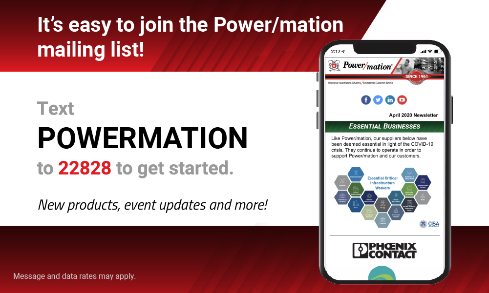 Powermation's tweet image. Are you receiving the latest Power/mation news? Text to join for updates on products, events, and more! #Automationnews #Newsletter #texttojoin