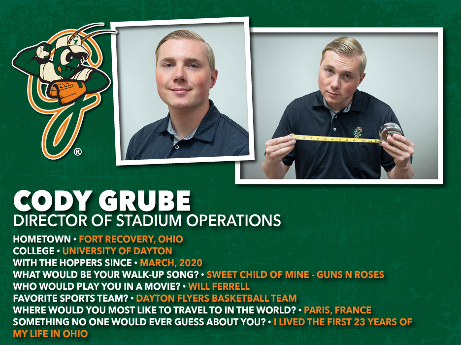 GSOHoppers's tweet photo. Cody Grube is the newest member of our staff joining us this past February. Let's get to know him on this #FrontOfficeFriday https://t.co/WZcTuht1fY