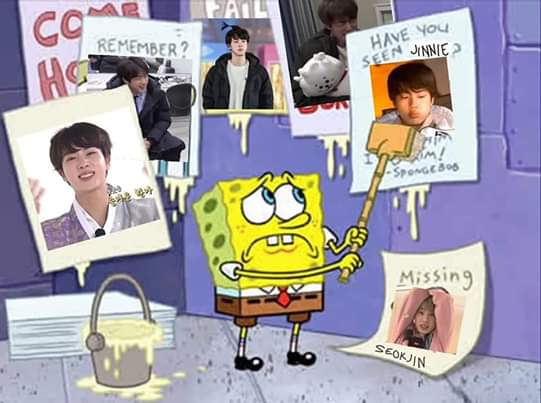 army_aroha_'s tweet photo. KIM SEOK JIN WHERE ARE YOU?!!!
please come back :c 
@BTS_twt https://t.co/acn8i3V3Hz