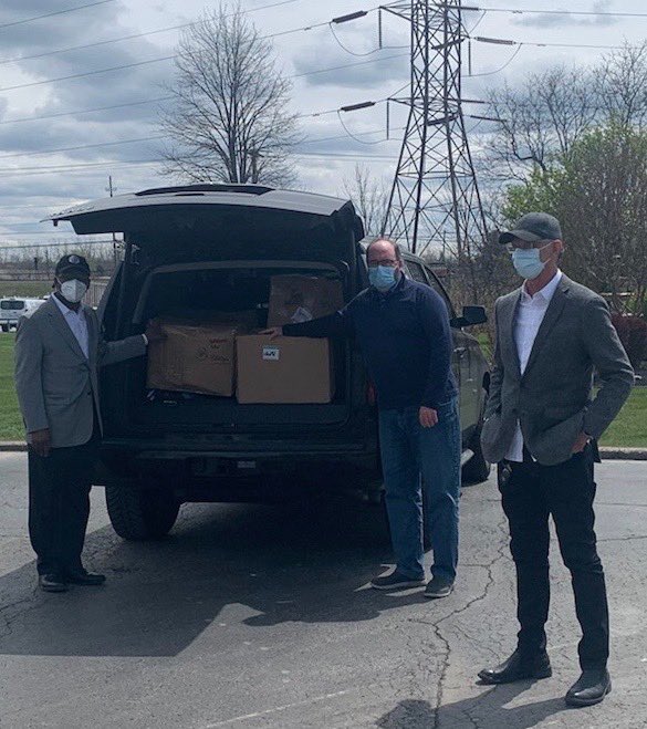 MayorByronBrown's tweet photo. I thank @MarranoHomes, the Marrano Family and the Marrano executive team for donating 10Kmasks to provide protection to our most vulnerable residents during the #COVID19 emergency. The masks will be distributed to residents in need. https://t.co/g5Qu46NV7h