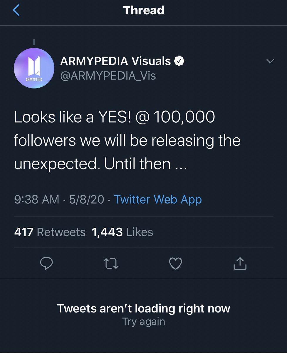 minsugacheonye's tweet photo. ⚠️ Importante 

No sigan a la cuenta nueva del ARMYPEDIA todo indica que es falsa además pide follows, tiene los dms abiertos y todos sus tweets son en inglés no es la manera en la que bh administra sus cuenta 

Tengan cuidado https://t.co/SY424NwSPX
