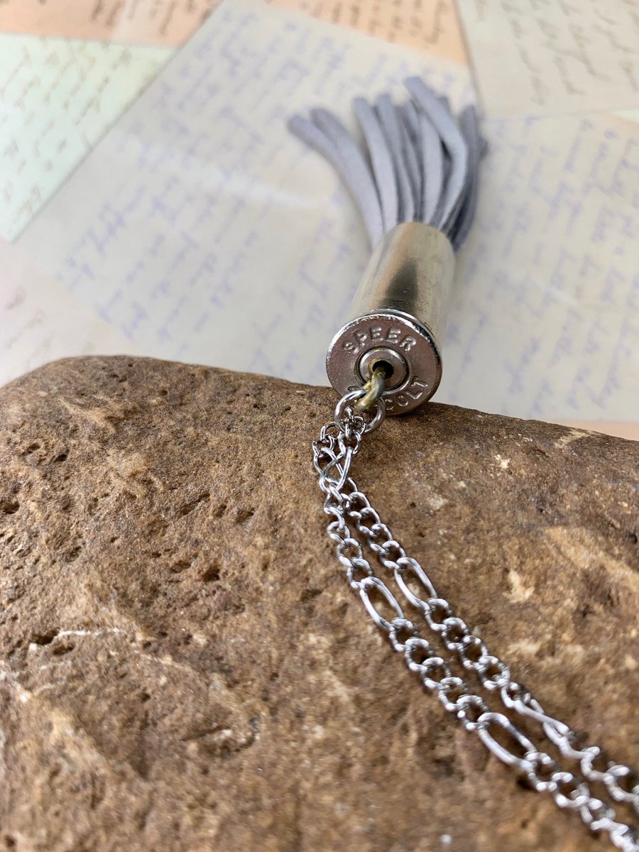 Excited to share this item from my #etsy shop: Speer 45 colt bullet necklace etsy.me/2xPbbqm
#bulletnecklace #45colt #bulletsandleather