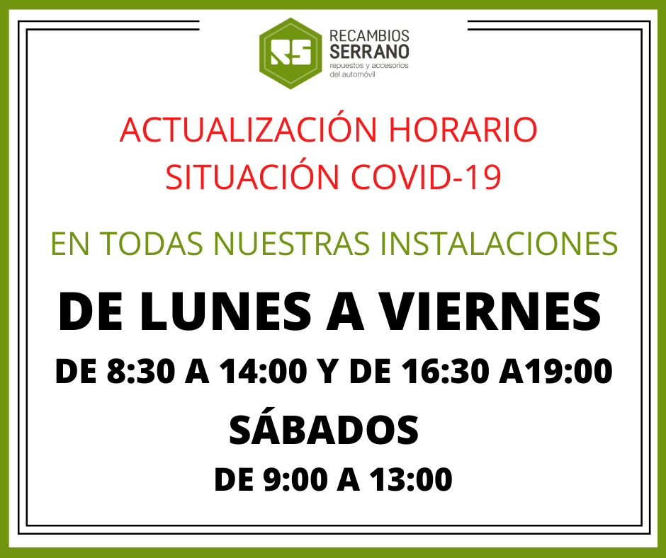 A PARTIR DEL PRÓXIMO LUNES 11/05/2020