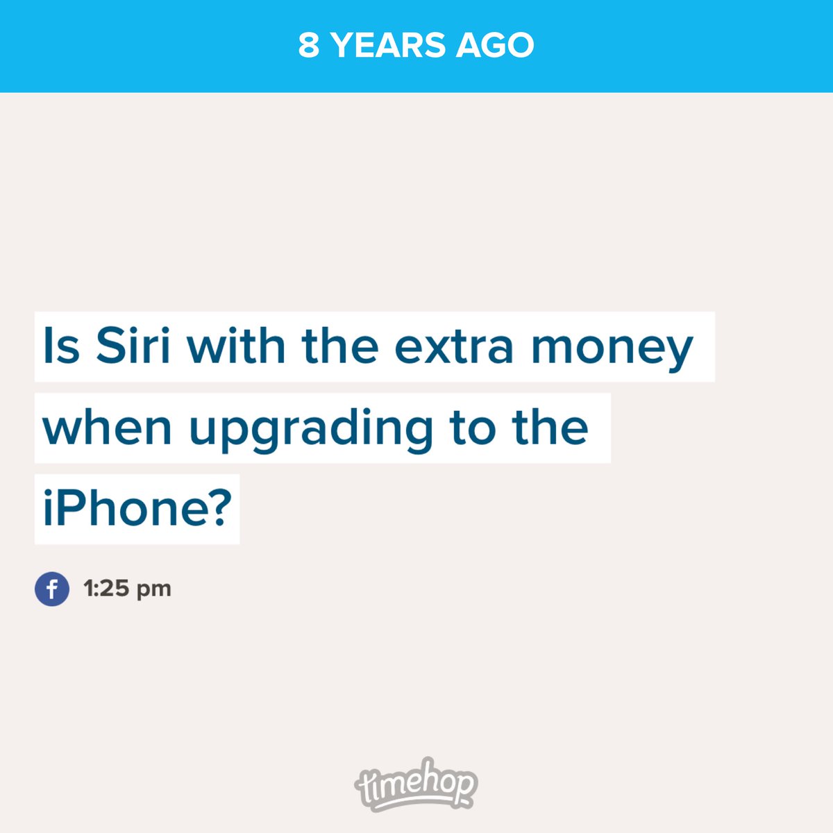 ErinHeaney_'s tweet photo. We used to pay extra for #Siri? That’s a hard no. #iPhone #apple https://t.co/QGu5taoQOo
