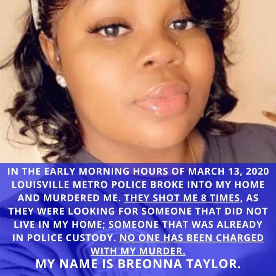 #SayHerName #JusticeForBreonnaTaylor