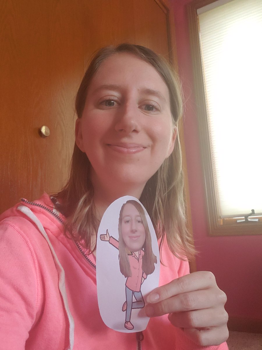 thirdgrade20's tweet photo. Miss your students but have very little time to come up with a project. I'll do all the work by creating your identical twin, a bitmoji. Student guaranteed to like it! #d187engaged https://t.co/fsfp9PQ5TO