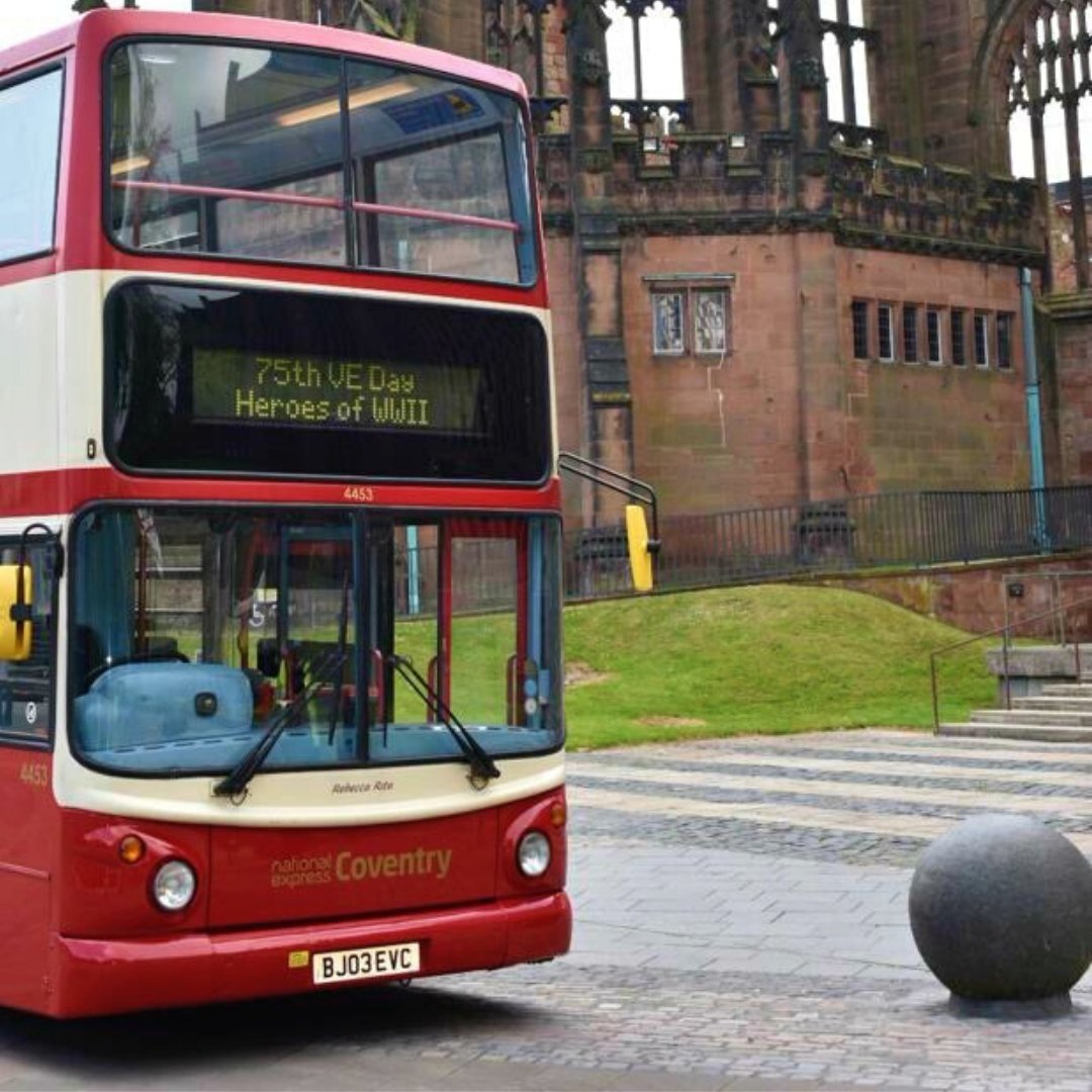 In this post we're “twinning” with our friends <a href="/dvbag/">DVB AG</a> in Dresden as a mark of peace and reconciliation for VE Day. 🚌 Both buildings were sadly destroyed during the 1940s bombings so we’re sharing our photos to respectfully mark #VEDay75