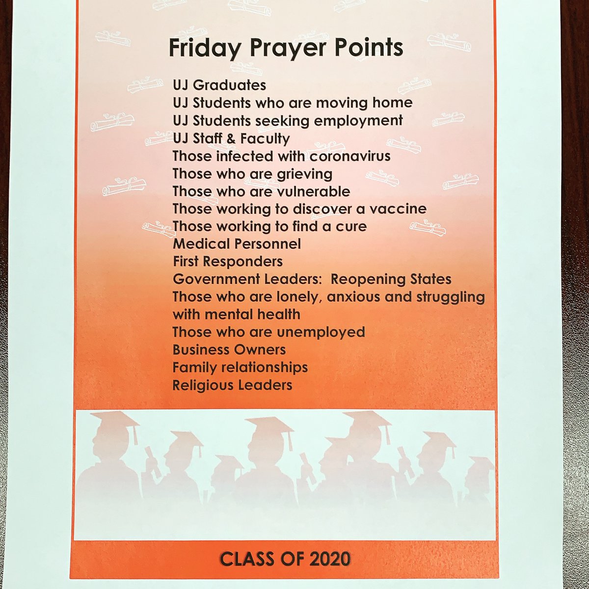 ujministry's tweet photo. Pray, Pray,Pray https://t.co/Q8DWV3zGUX