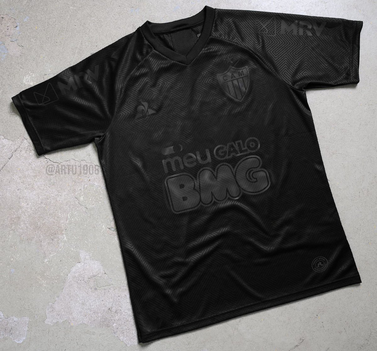 camisa atletico all black