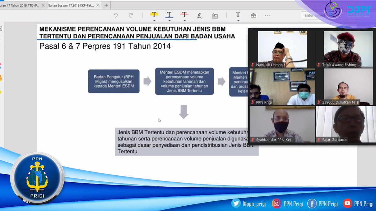 ppn_prigi's tweet photo. Rapat daring dalam rangka pengawasan penyaluran Bahan Bakar Minyak (BBM) bersubsidi.
#pelayananpublik #RBKKP #ZIWBK
@kkpgoid @djpt_kkp @Edhy_Prabowo @mzulficar https://t.co/0EtPJf9bOA