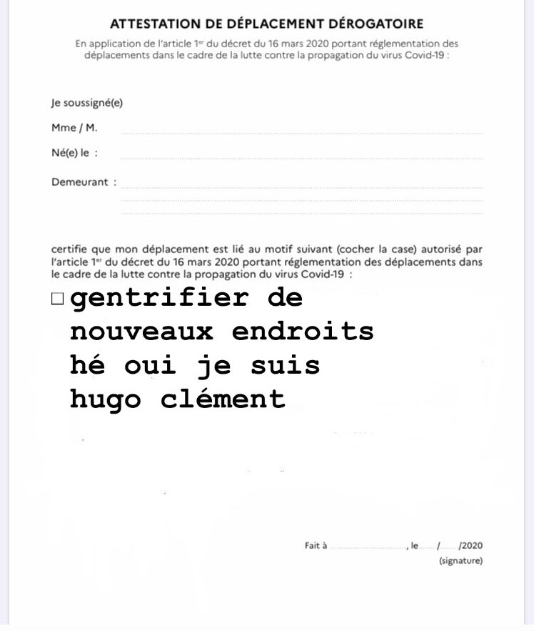 j’atteste sur l’honneur