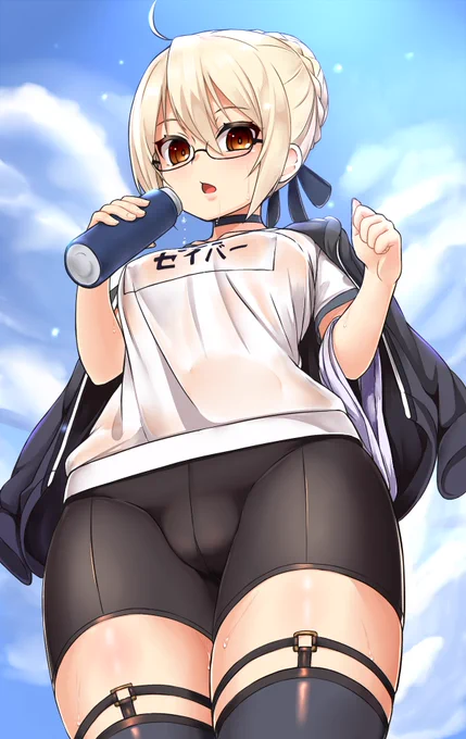 運動後#FGO  #謎のヒロインXオルタ 