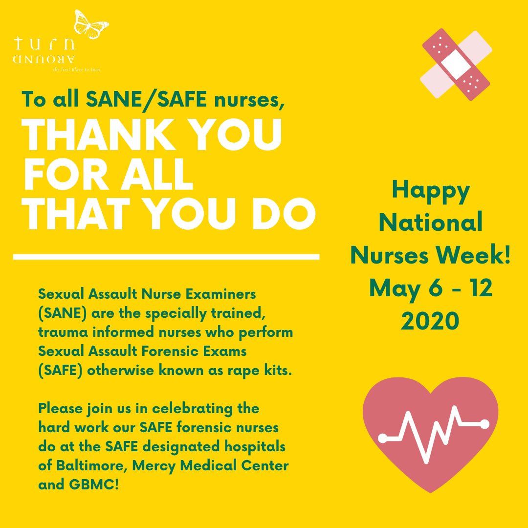 This week is #nationalnursesweek! #thankful for the #sexualassault Nurse Examiners on the frontlines at @MdMercyBalt and <a href="/GBMCHealthcare/">GBMCHealthCare</a> still performing Sexual Assault Forensic Exams (SAFE) through #covid19 <a href="/GBMCMedia/">GBMCMedia</a>