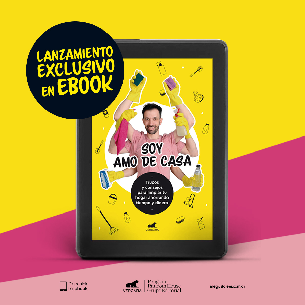 A partir de hoy todos los trucos y consejos para limpiar tu hogar ahorrando tiempo y dinero de la mano de <a href="/soyamodecasa/">Amo de Casa</a>: aprendé a limpiar organizadamente con productos hechos por vos y convertí tu casa en tu lugar en el mundo  leer.com.ar/3bexbsq
