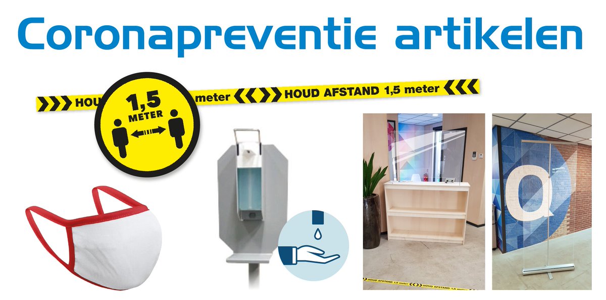 Quaform's tweet photo. Wil jij ook je bedrijf coronaproof maken? Quaform kan je helpen met plexiglas schermen, afstand stickers, desinfectiezuilen en niet medische gezichtsmaskers. Wil je één van de producten bestellen of heb je aanvullende vragen? Abboneer je dan nu op onze nieuwsbrief! https://t.co/AiOiyyD6P4