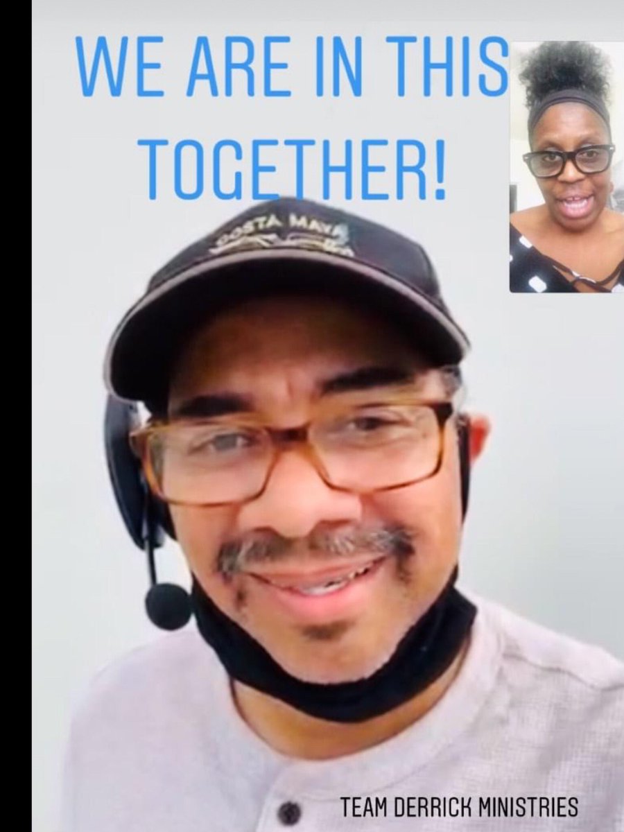 FirstLadyRamona's tweet photo. Pastor & Wife - we thank God for today!
#TruckDriver #Fronlineworker #LifeAfterCancerTwice #Covid19 #GodWillPrevail #TeamDerrick #Marriage #ForBetterOrWorse #faith @PastorRDerrick https://t.co/9bTbbaGfNZ