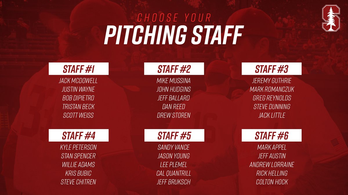 Stanford Baseball on Twitter "Which staff are you taking to Omaha?! 🌲⚾
