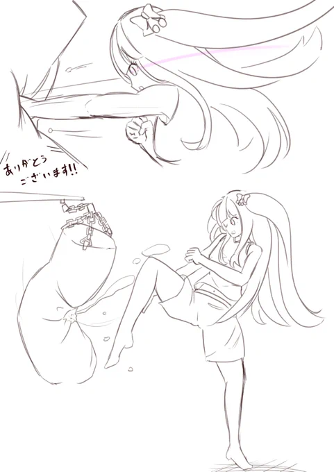 どうぶつの森で、拾ったものばかりを集めて深い意味のない部屋でのちえりちゃんを想像してみました
 #ちぇり絵 