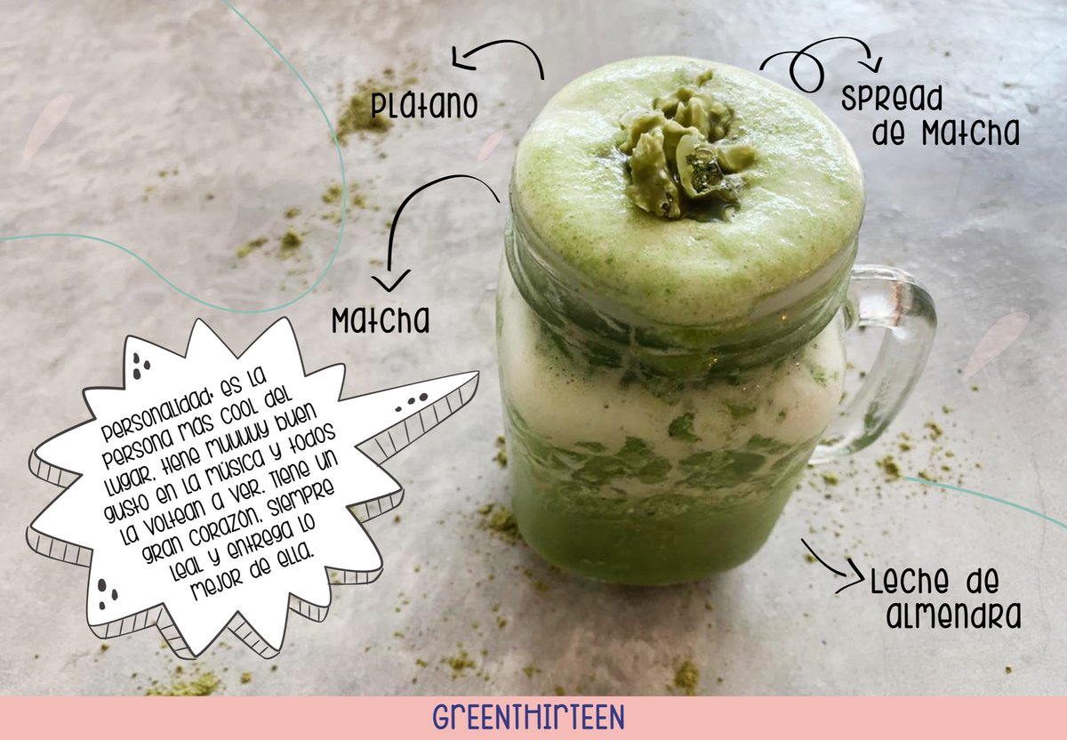 bar_kerala's tweet photo. Dime que #smoothie eliges y te dire que #personalidad tienes...
Personalidad: #greenthirteen 🌿🍌
-> pídelo a domicilio al 55395763
WA 55 2508 6261
@NarvarteVecinos
#adomicilio #parallevar https://t.co/ohFjsSw7cK