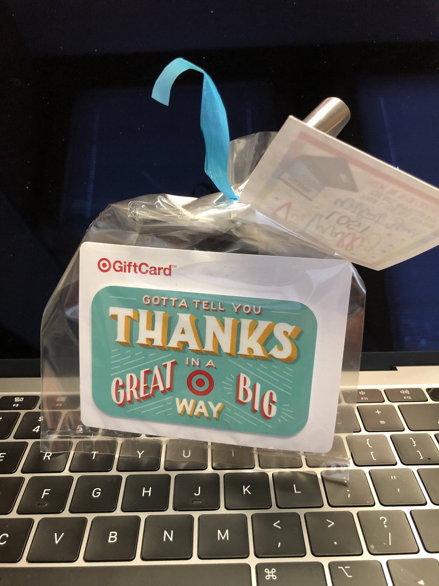 Another Huge Thank you to our PTO for providing Target gift cards for staff appreciation. THANK YOU BLUE GRASS PTO!