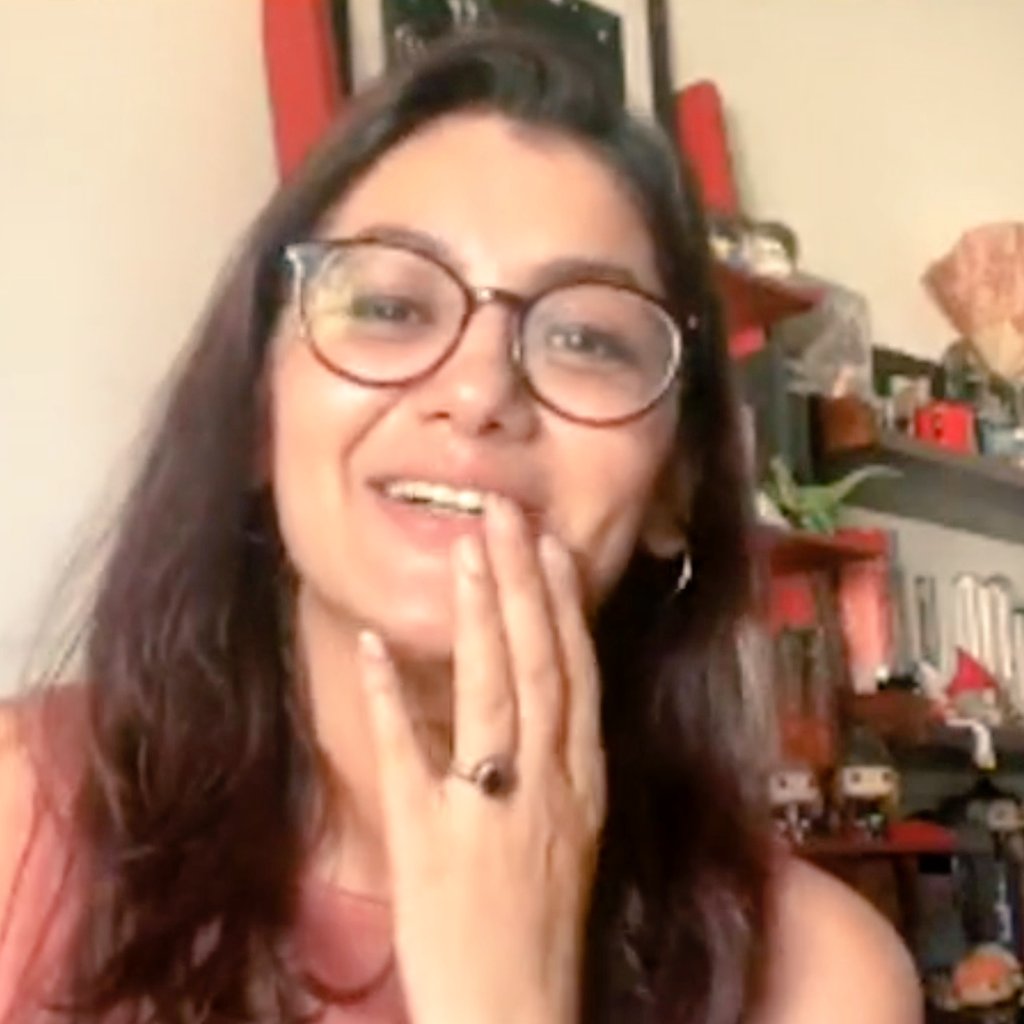 When Reporter asked about her fav show she was glowing like Stars She just turns all excited whenever somebody mentions about her BABY or wherever she hears about her BABY BABY ~  #kumkumbhagya  #SritiJha @sritianne